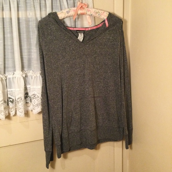 Joe Boxer, hoodie, light weight, charcoal Grey Tops - Joe Boxer Lightweight Hoodie